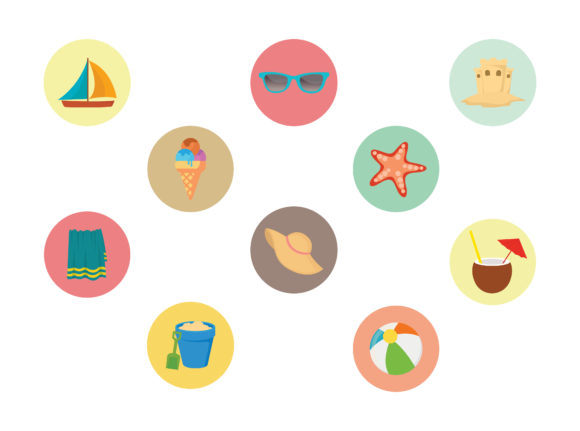 Download Beach Ten Fill Icon Bundle - Premium Bundle