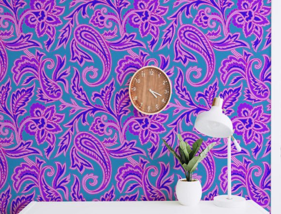 Download Paisley  Textile Pattern, Printable - Textile Collection