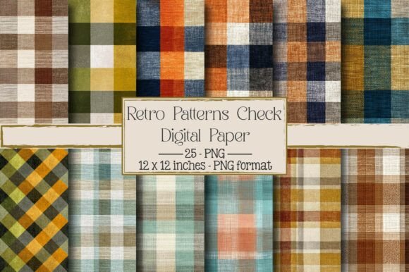 Download Retro Patterns Check Texture - Retro Collection