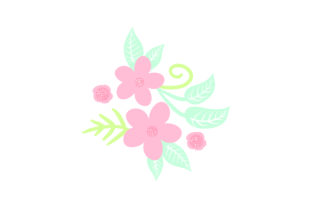 Download Purple Flowers Embellishment - Light Colors - Purple Collection