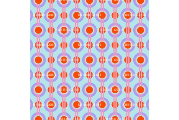 Download Blue &amp; Orange Retro Background Pattern - Retro Collection