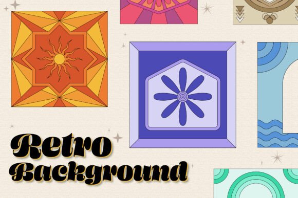 Download 20 Retro Background Assets - Retro Collection