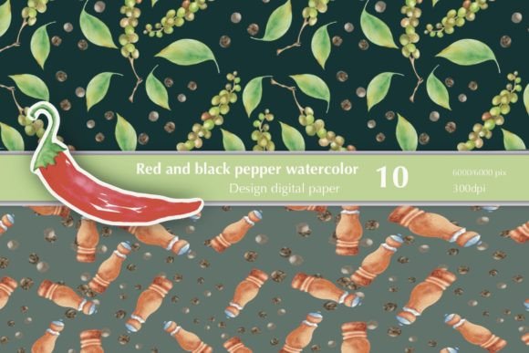 Download Red and Black Pepper Patten - Ten Collection