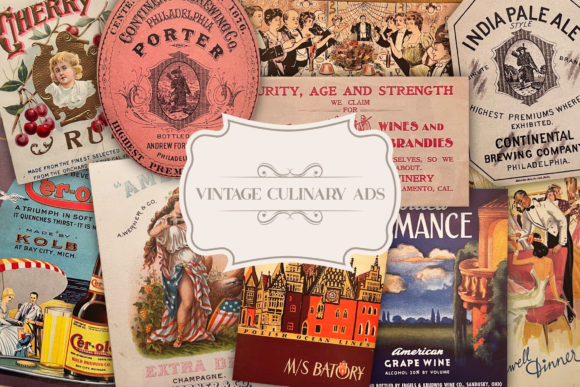 Download Ten Vintage Culinary Food Ads - Vintage Collection