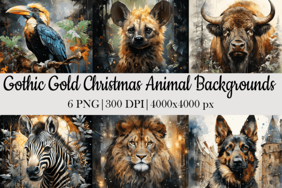 Download Christmas Animal Background - Christmas Collection