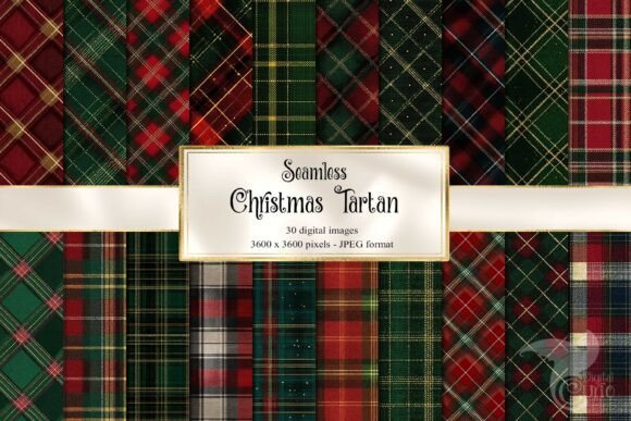 Download Christmas Tartan Fabric Textures - Christmas Collection
