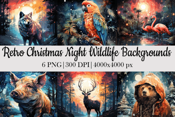Download Christmas Animal Background - Christmas Collection