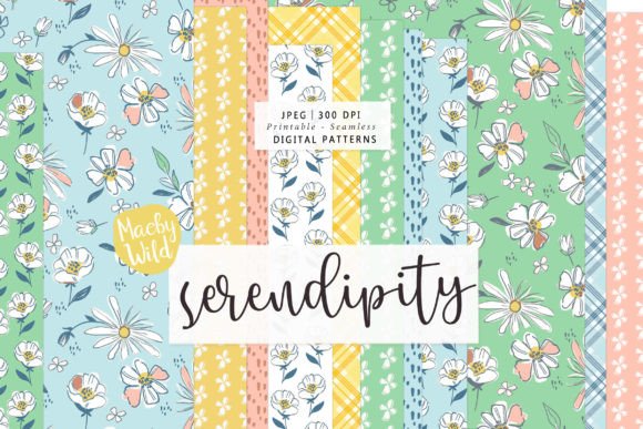 Download Serendipity Seamless Retro Patterns - Retro Collection