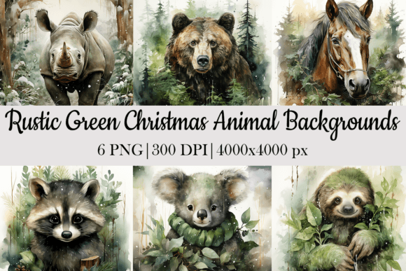 Download Christmas Animal Background - Christmas Collection