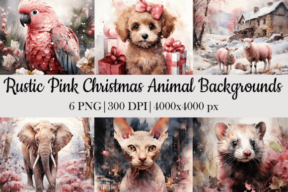 Download Christmas Animal Background - Christmas Collection
