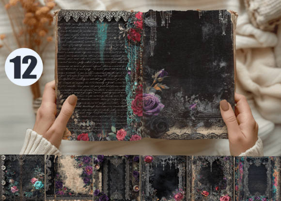 Download Vintage Gothic Junk Journal Background - Vintage Collection