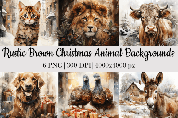 Download Christmas Animal Background - Christmas Collection