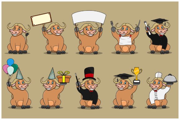 Download Ten Model Character Bufallo - Ten Collection