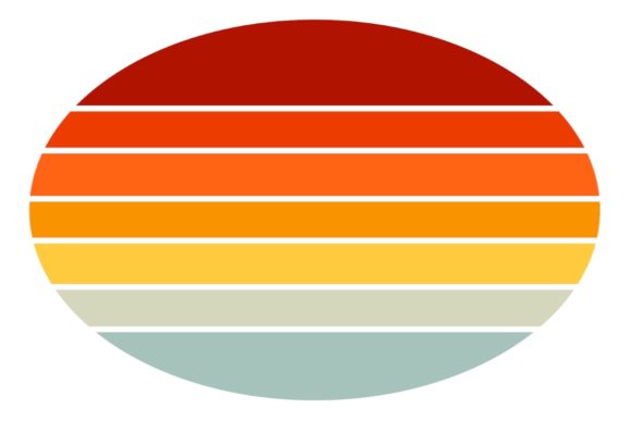 Download Retro Background Sunset Circle - Retro Collection