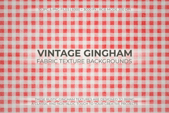 Download Vintage Gingham Fabric Texture - Vintage Collection