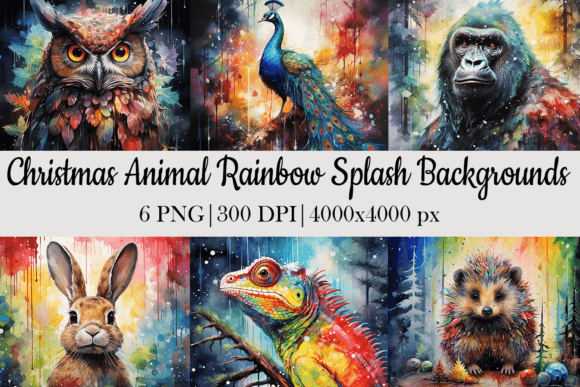 Download Christmas Animal Background - Christmas Collection