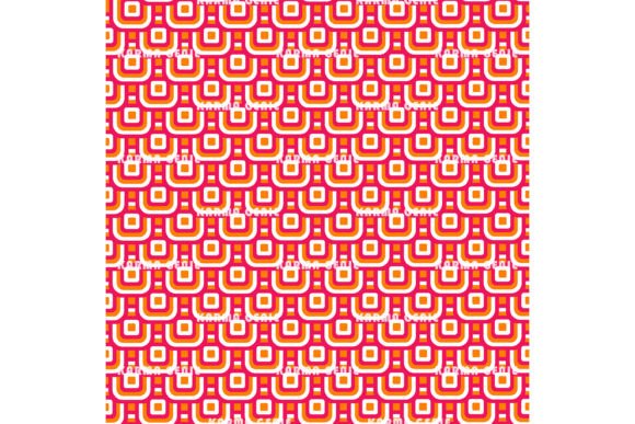 Download Pink White &amp; Orange Retro Background - Retro Collection