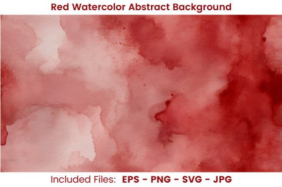 Download Christmas Watercolor Red Background - Christmas Collection
