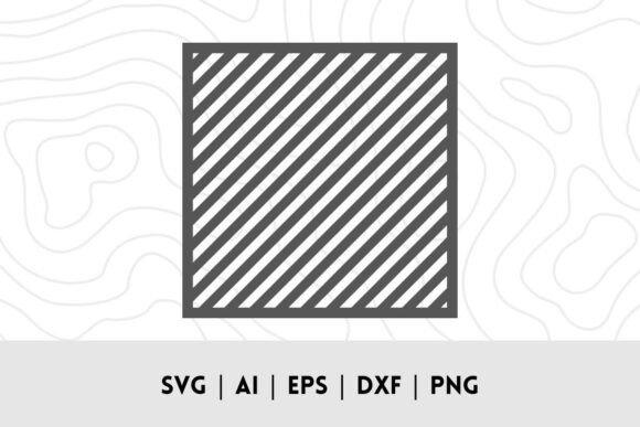 Download Diagonal Stripes Pattern Stencil - Ten Collection