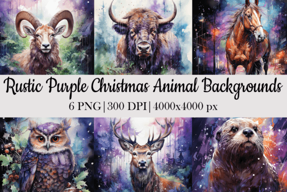 Download Christmas Animal Background - Christmas Collection