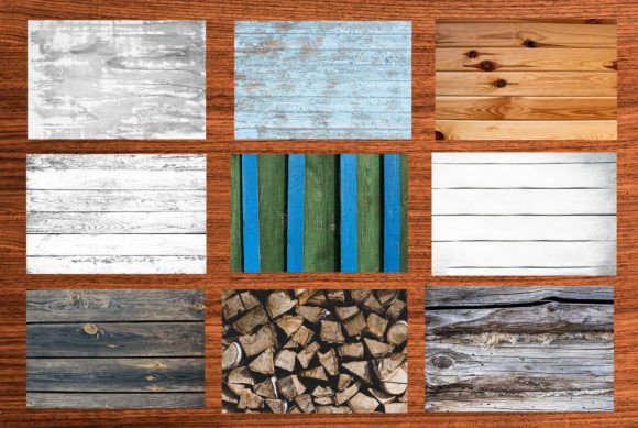 Download Vintage Wood Farmhouse Digital Paper - Vintage Collection